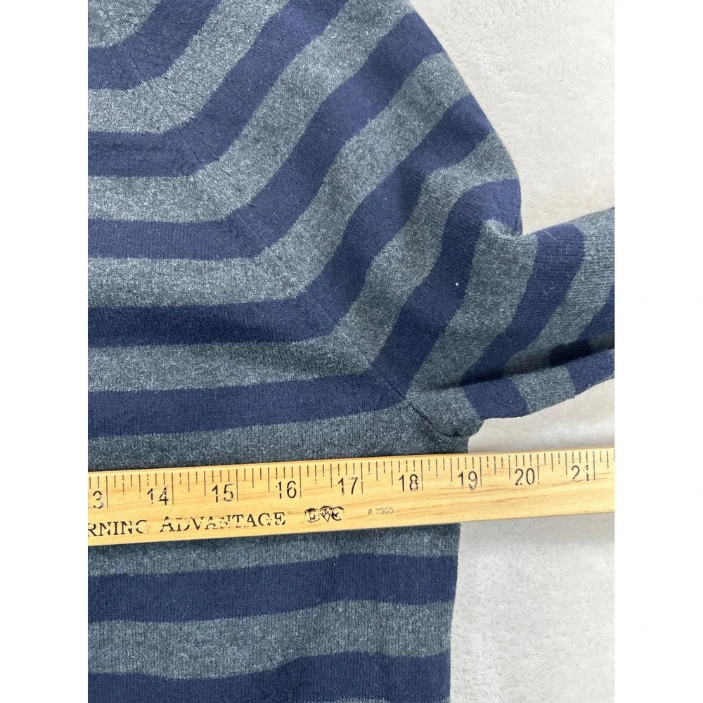 Banana Republic Sweaters Lot Mens M Striped Colorblock 1/4 Zip‎ Cotton Cashmere